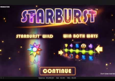 Starburst Slot Game Review by NetEnt